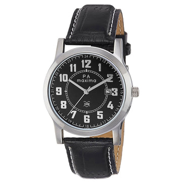 Maxima ATTIVO Men Black Dial Analogue Watch - O-46860LMGI